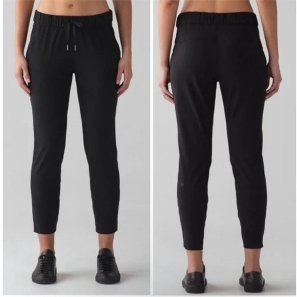 Lululemon On The Fly Pant 28" Black 2 XS First Release W5ALWS luxtreme travel - Picture 2 of 8
